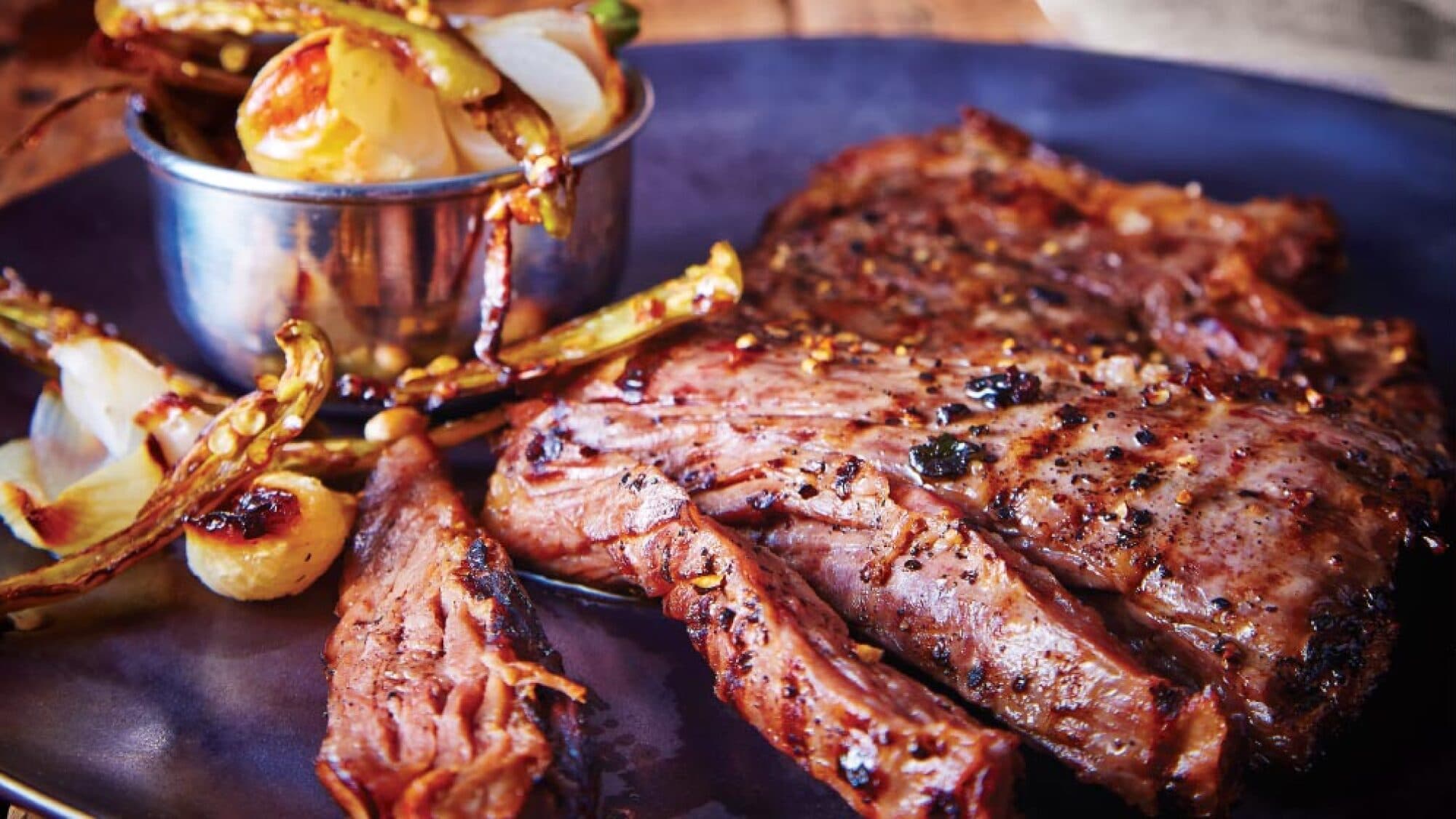 Arrachera marinada. ( Res)