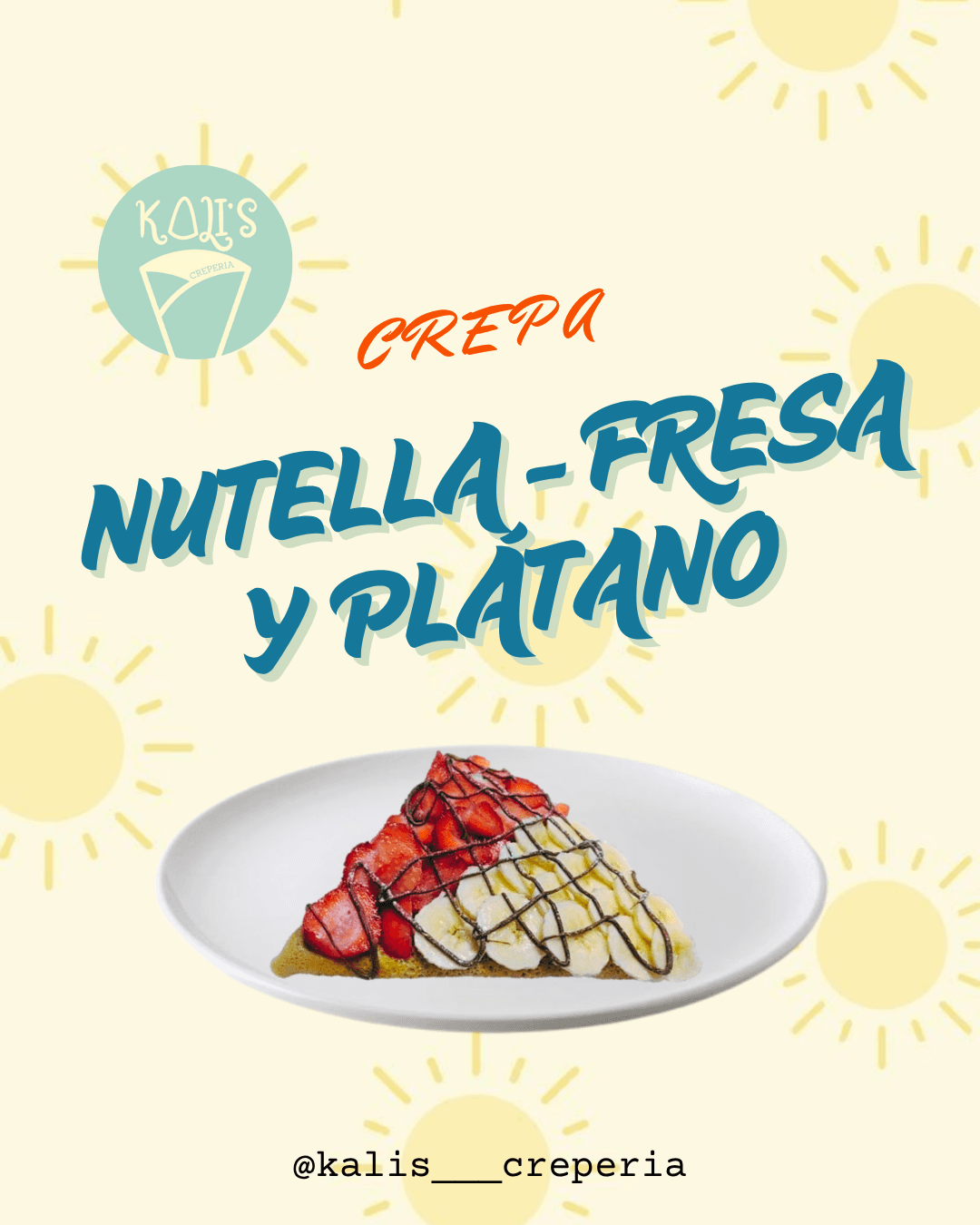 Crepa Nutella, Fresa-Platano