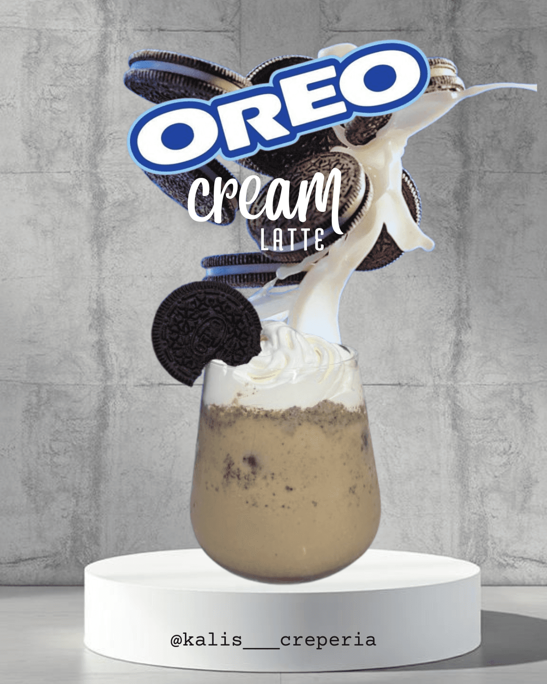 Oreo Cream Latte