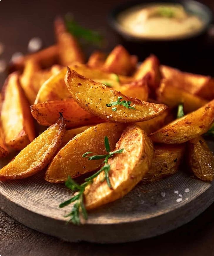 orden de papas de gajo