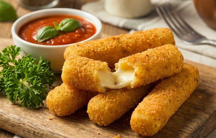 Dedos de mozarella